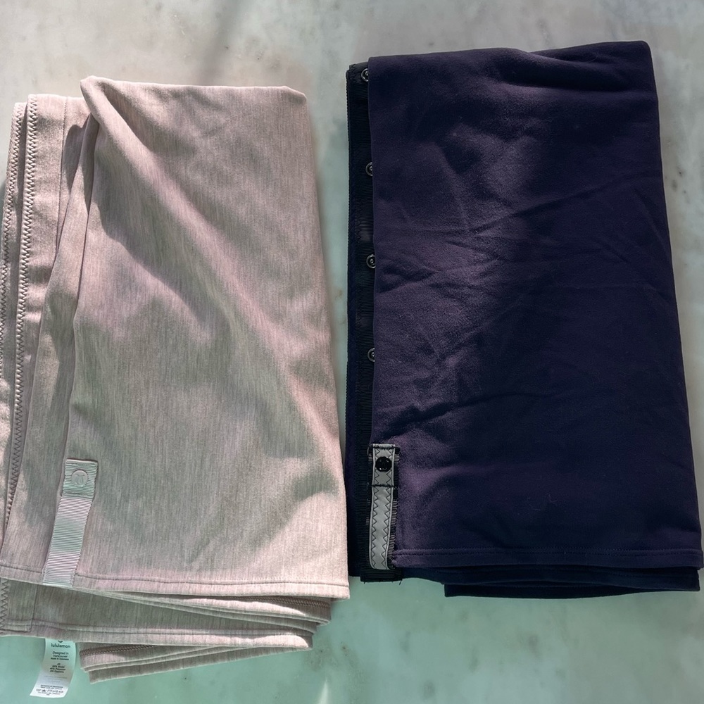 Bundle of Lululemon Vinyasa Wrap Scarves Navy Pink